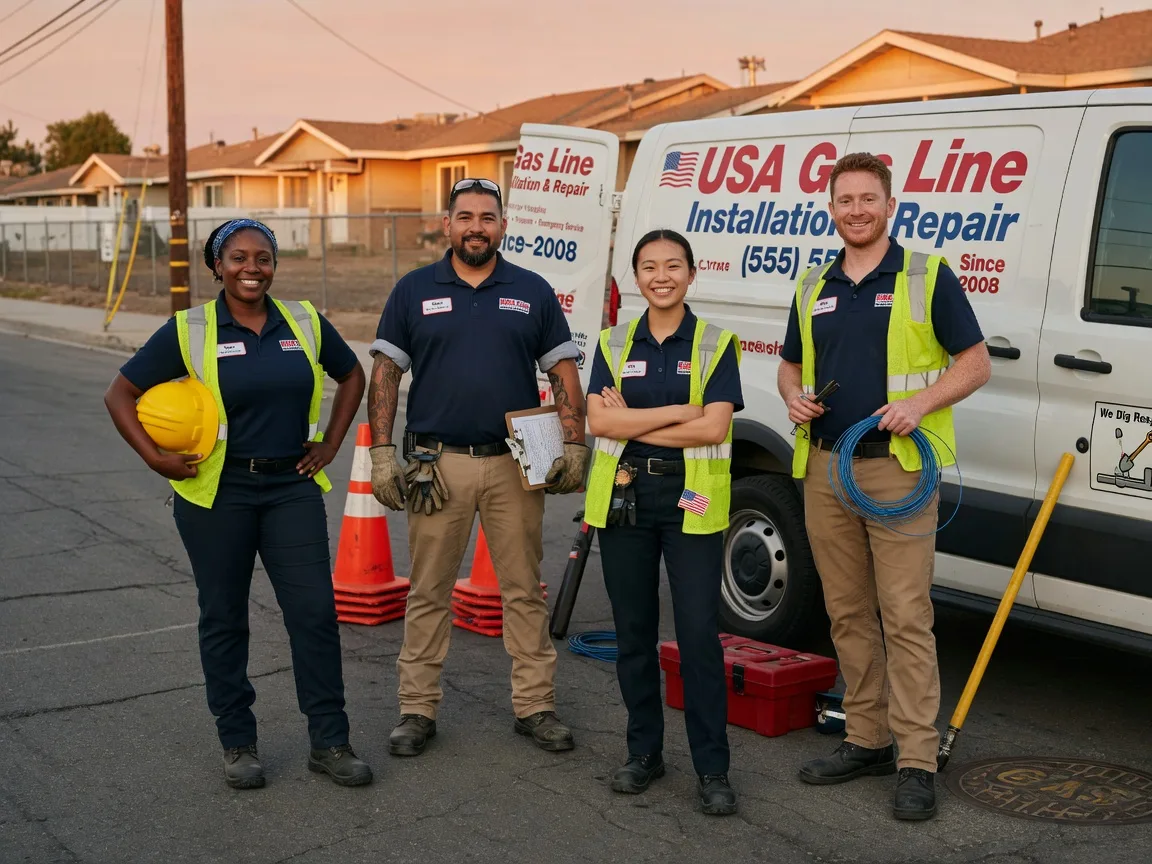 Gas Line Installation company in Downs, IL